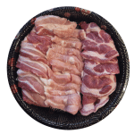 Fresh Pork BBQ Set A - Belly 500g & Jowl 250g & Pork Neck 500g